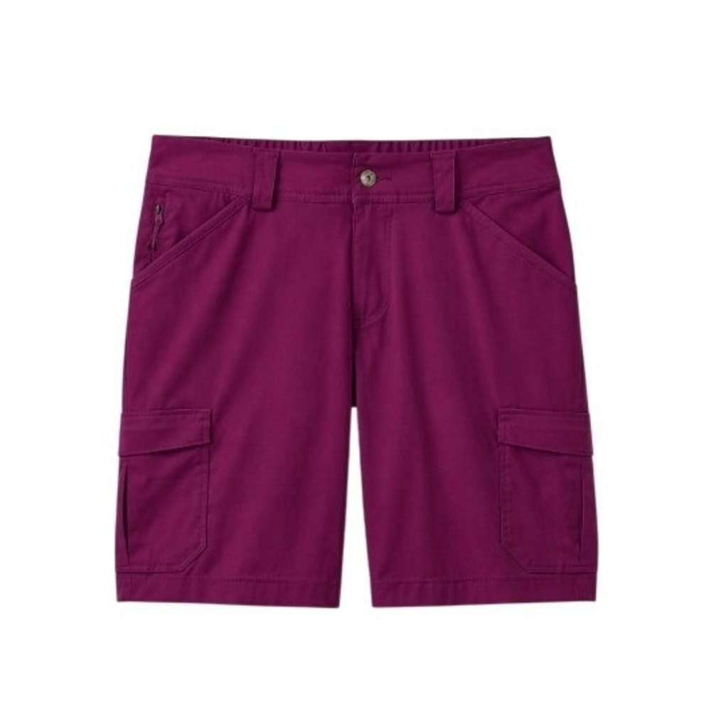 Duluth Trading Company Womens 14 Dry on the Fly 10" Shorts in Pink Purple